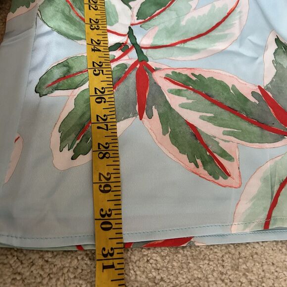 NWT Anthropologie Hutch Ruched Jumpsuit Size 4 Tropical Beach Boho Wide Leg $198 - Picture 13 of 14